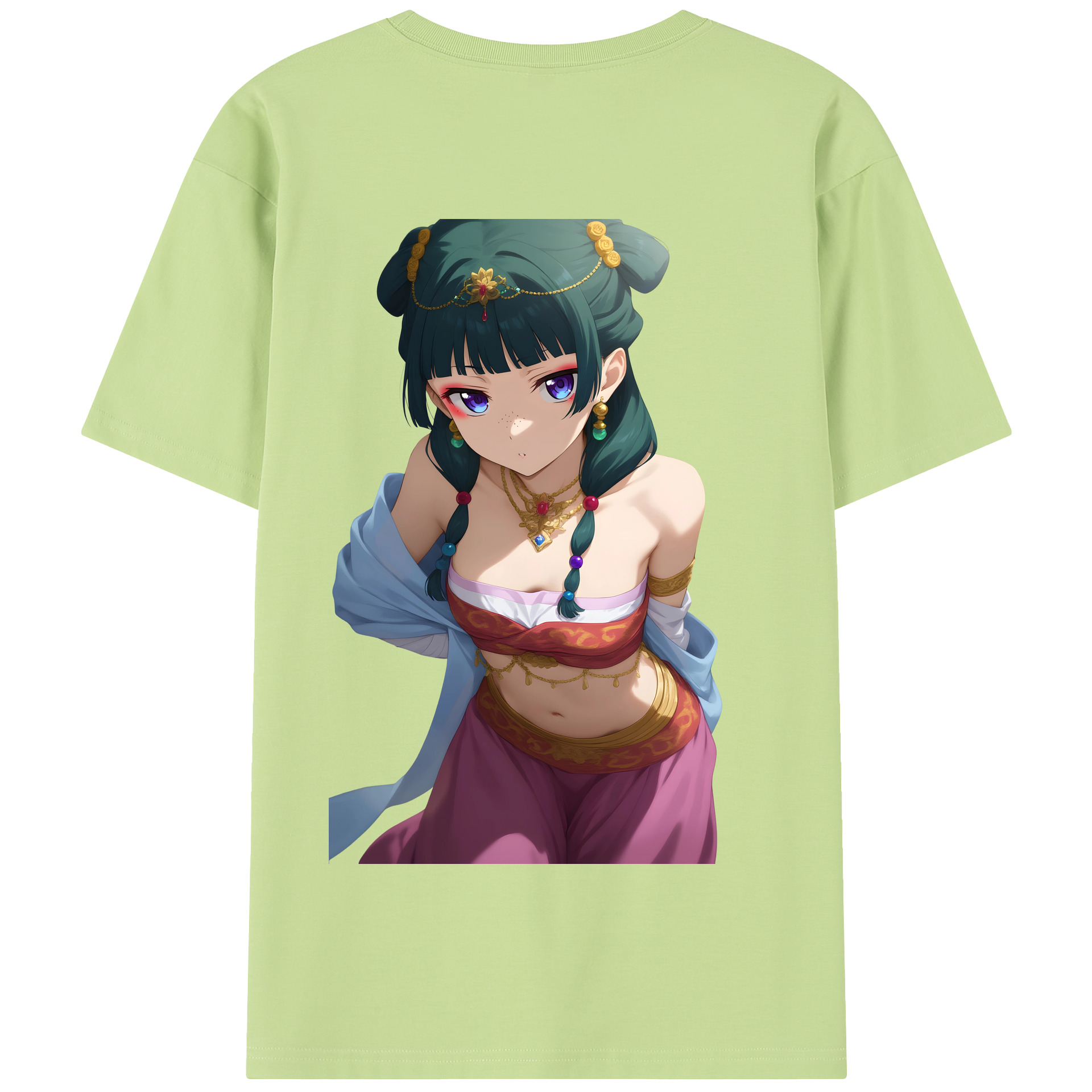 （画像用） 薬屋のひとりごと The Apothecary Diaries 綿100％半袖Tシャツ（背面プリント）